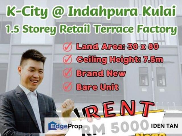 Warehouse for rent in Kulai, Johor