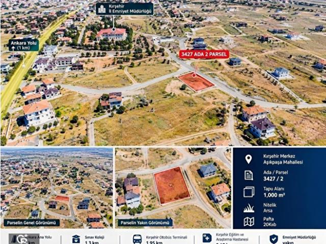 Kırşehir Merkez, Kirşehir içerisinde satılık Arsa
