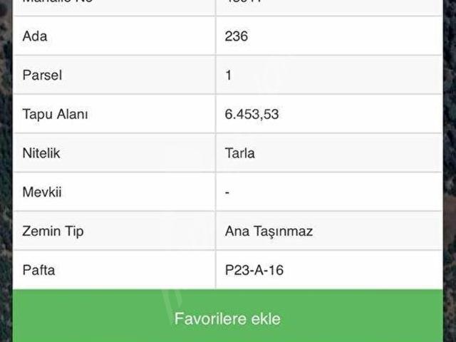 İkizce, Kaş içerisinde satılık Arsa