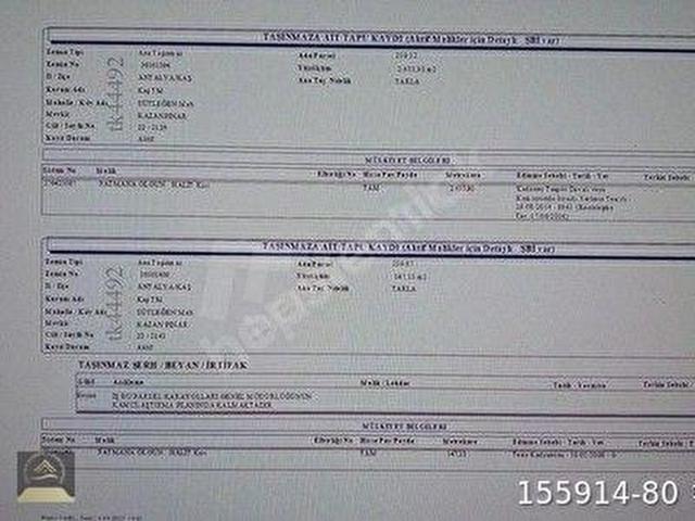Kaş, Antalya içerisinde satılık Arsa