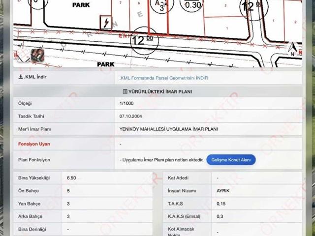 Yeniköy, Kaş içerisinde satılık Arsa