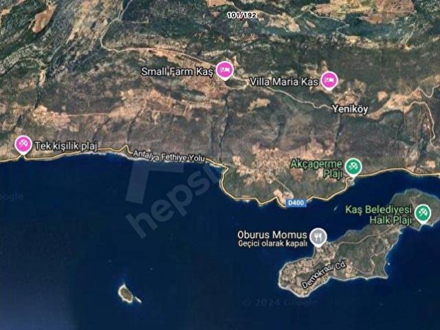 Kaş, Antalya içerisinde satılık Arsa