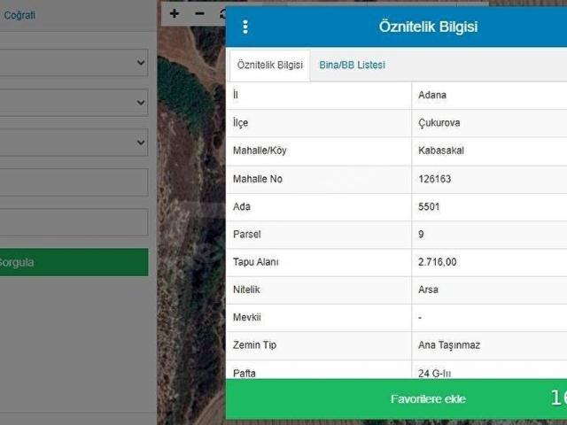 Çukurova, Adana içerisinde satılık Arsa