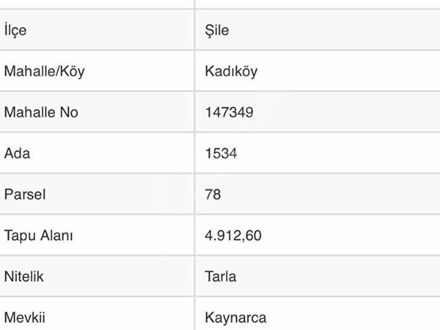 Kandira, Kocaeli içerisinde satılık Arsa