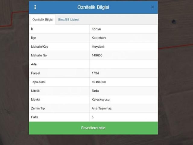 Kadinhani, Konya içerisinde satılık Arsa