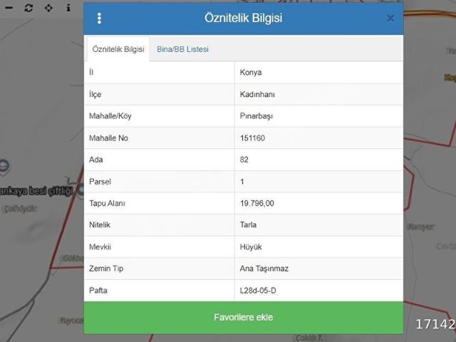 Kadinhani, Konya içerisinde satılık Arsa