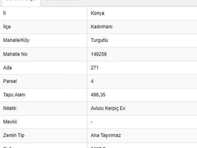 Kadinhani, Konya içerisinde satılık Arsa