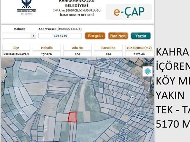 Kazan, Ankara içerisinde satılık Arsa