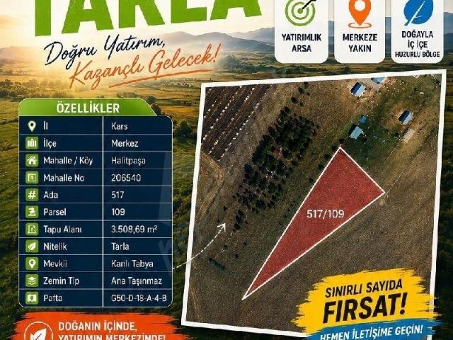 Kars Merkez, Kars içerisinde satılık Arsa