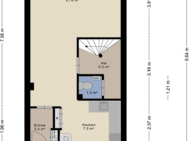 Appartement te huur in Lewenborg, Groningen
