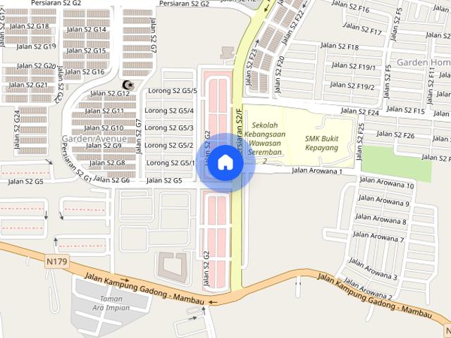 Apartment for rent in Sendayan Village, Negeri Sembilan