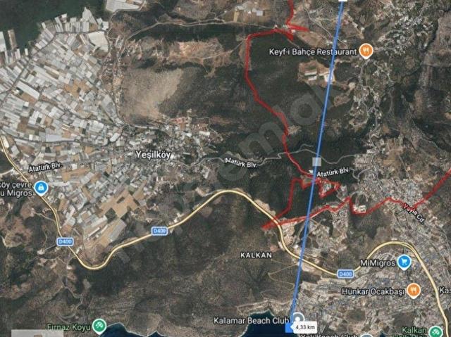 Kaş, Antalya içerisinde satılık Arsa