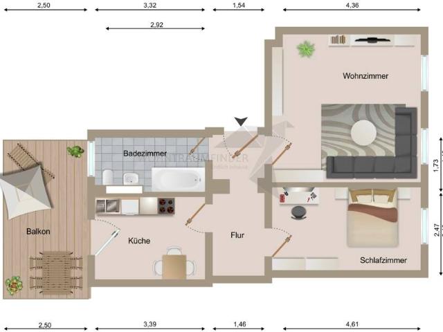 Apartment mieten in Zwickau, Mitte-West