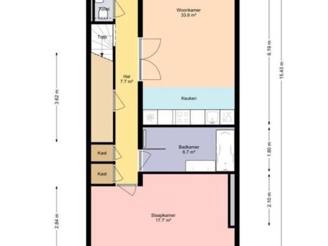 Kamer te huur in Spangen, Rotterdam