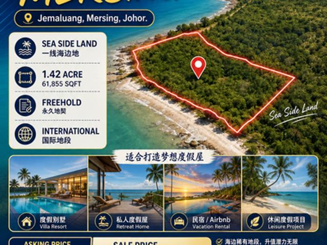 Shop for sale in Mersing, Johor
