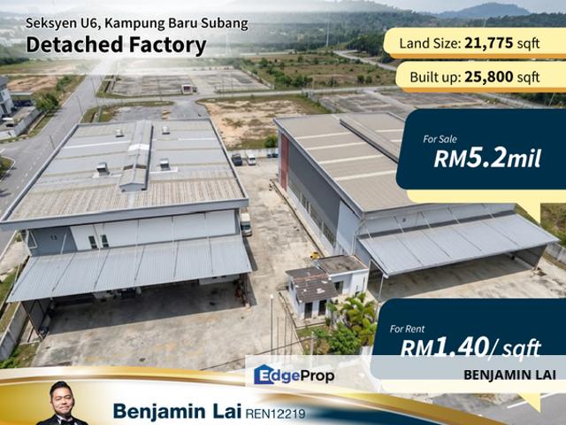 Warehouse for sale in Petaling, Alam Impian