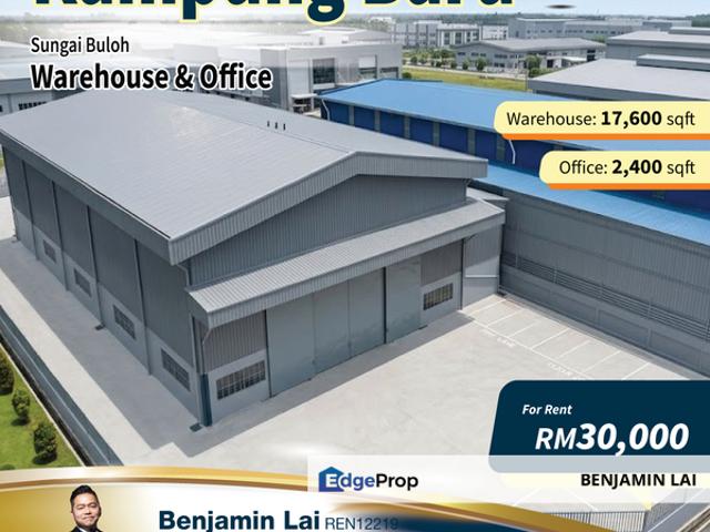 Warehouse for rent in Petaling, Damansara Damai