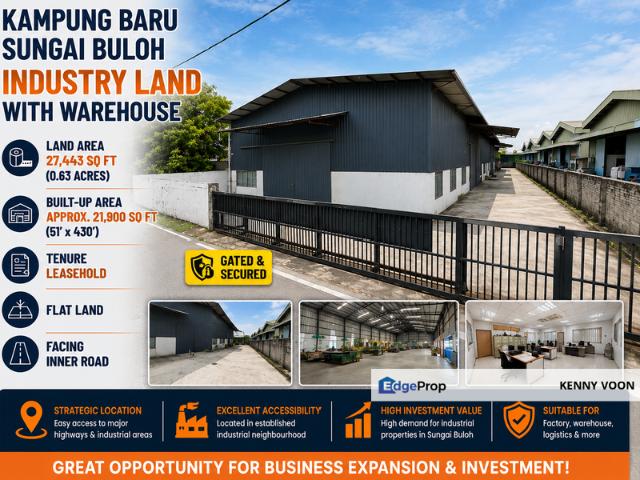 Warehouse for sale in Petaling, Alam Impian