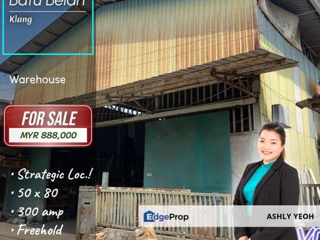 Warehouse for sale in Port Klang, Selangor