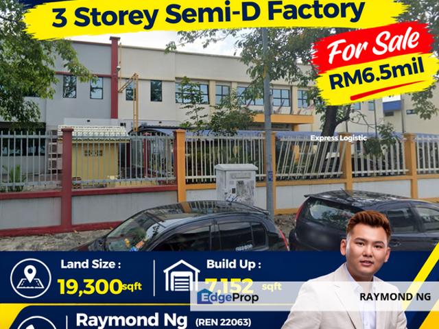 Warehouse for sale in Petaling, Alam Impian