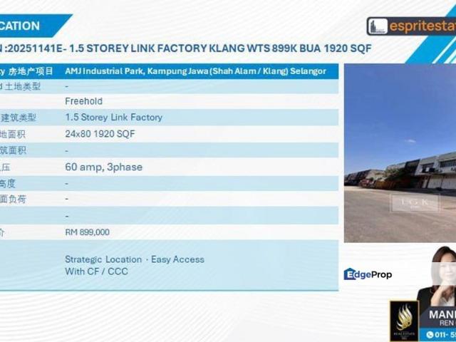 Warehouse for sale in Alam Impian, Selangor