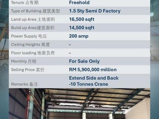 Warehouse for sale in Alam Impian, Selangor