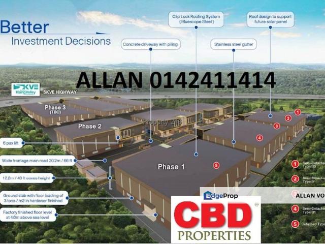 Warehouse for sale in Jenjarom, Selangor
