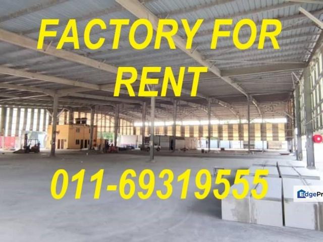 Warehouse for rent in Jenjarom, Selangor