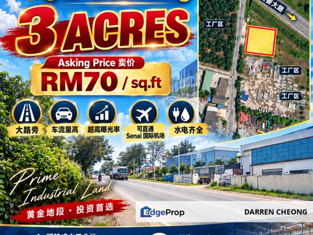 Warehouse for sale in Kampung Seelong Jaya, Johor Bahru