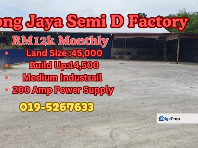 Warehouse for rent in Johor