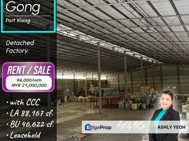 Warehouse for sale in Port Klang, Selangor