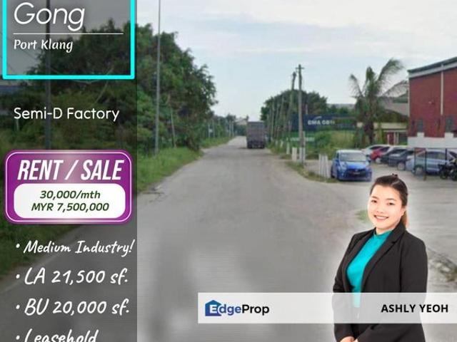 Warehouse for sale in Port Klang, Selangor