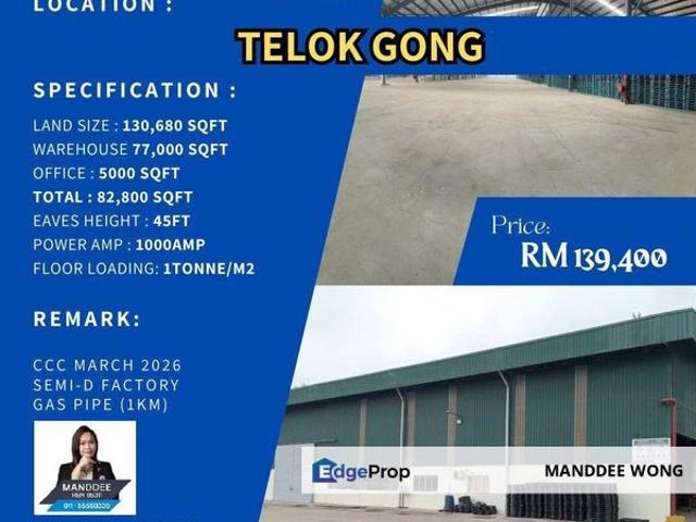 Warehouse for rent in Port Klang, Selangor