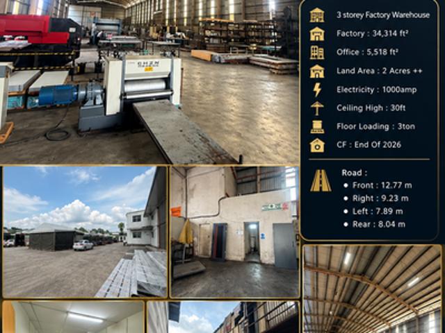 Warehouse for rent in Port Klang, Selangor