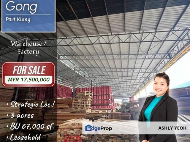 Warehouse for sale in Port Klang, Selangor