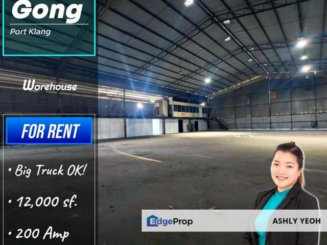 Warehouse for rent in Port Klang, Selangor