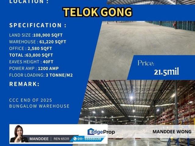 Warehouse for sale in Port Klang, Selangor