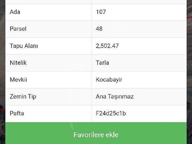 Kandira, Kocaeli içerisinde satılık Arsa
