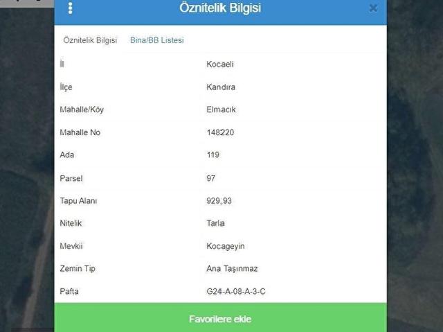 Kandira, Kocaeli içerisinde satılık Arsa