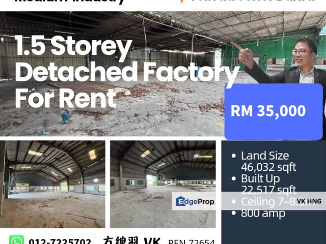 Warehouse for rent in Johor