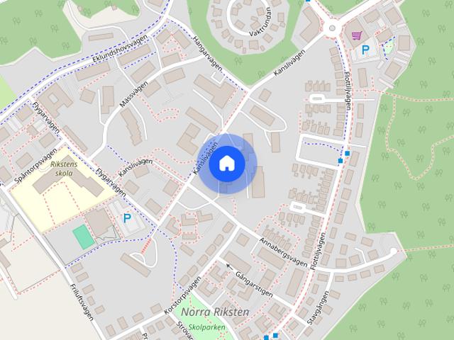 Lägenhet hyra i Norra Riksten, Stockholms län
