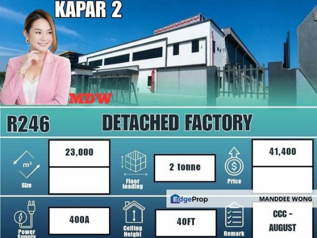 Warehouse for rent in Port Klang, Selangor
