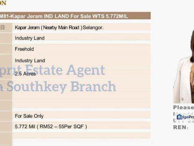 Warehouse for sale in Port Klang, Selangor