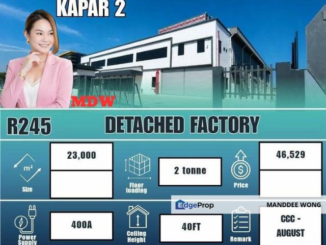 Warehouse for rent in Port Klang, Selangor