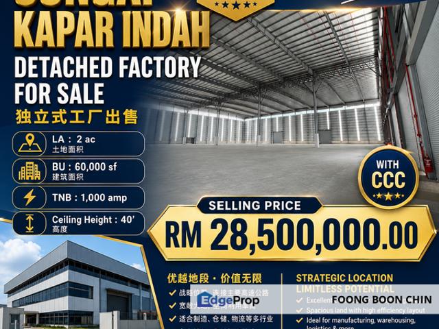 Warehouse for sale in Port Klang, Selangor