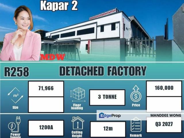 Warehouse for rent in Port Klang, Selangor