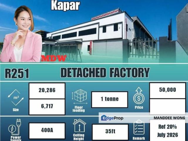 Warehouse for rent in Port Klang, Selangor
