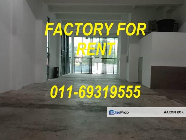 Warehouse for rent in Port Klang, Selangor