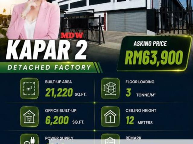 Warehouse for rent in Port Klang, Selangor