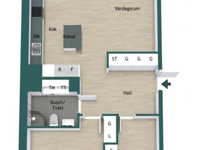 Bostadsrätt till salu i Uppsala
